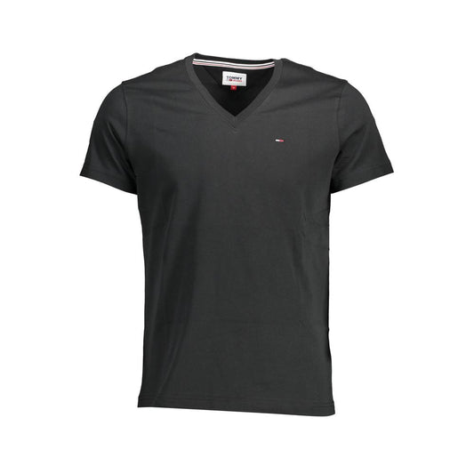 Camiseta negra de algodón