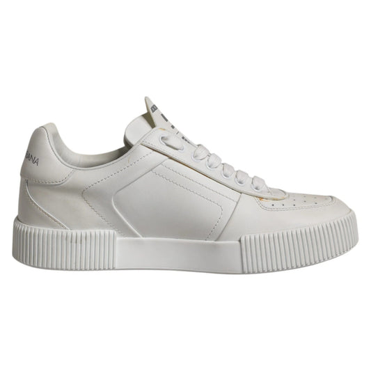 Zapatillas de piel Miami blancas