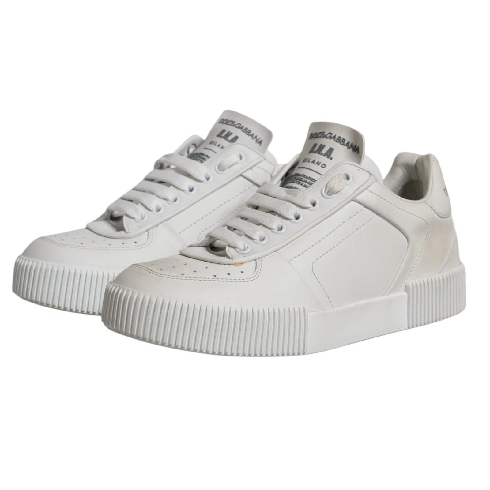 Zapatillas de piel Miami blancas