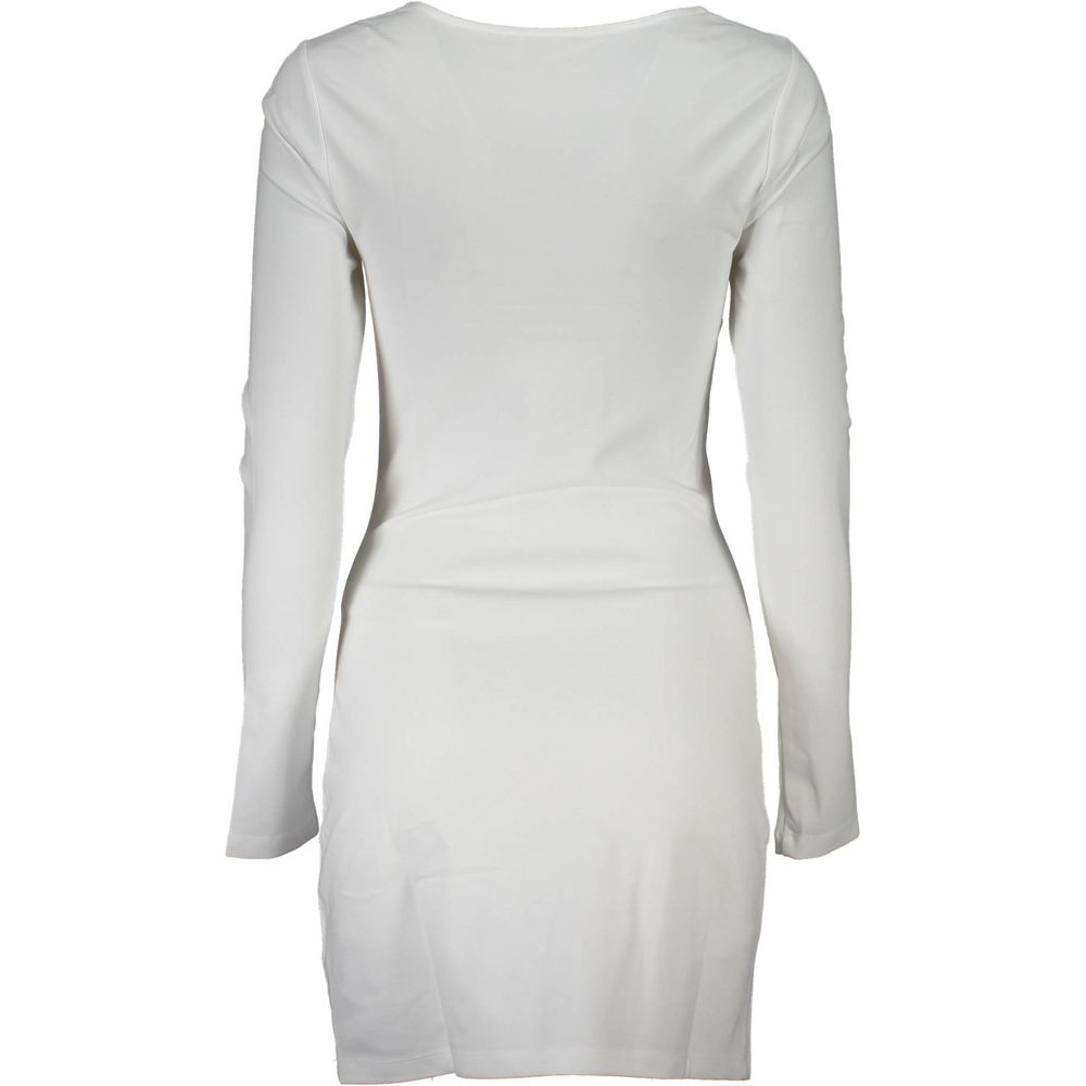 White Elastane Dress