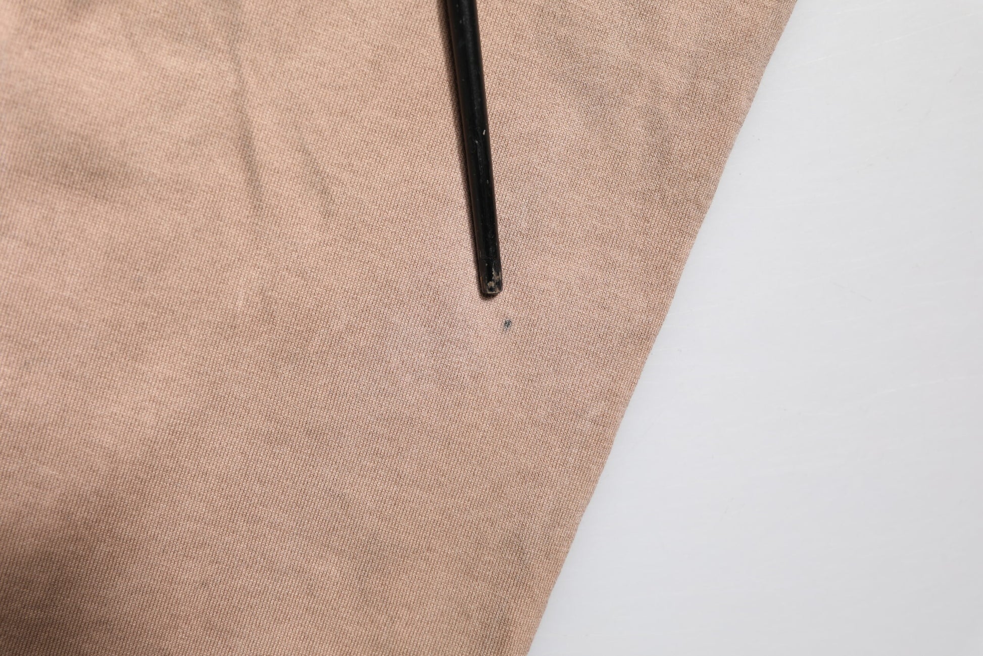 Beige Tie Dye Logo Print Cropped T-shirt