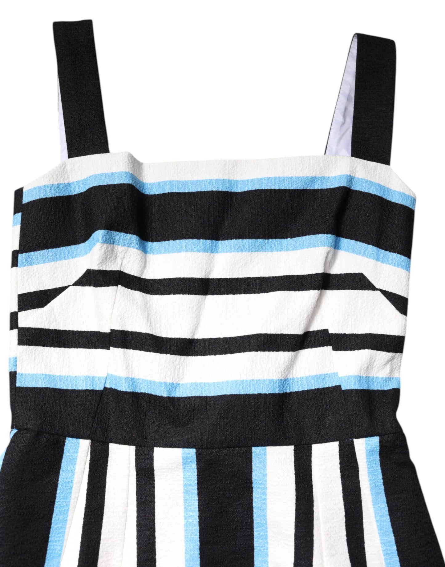 Multicolor Stripe Cashmere Sleeveless Dress
