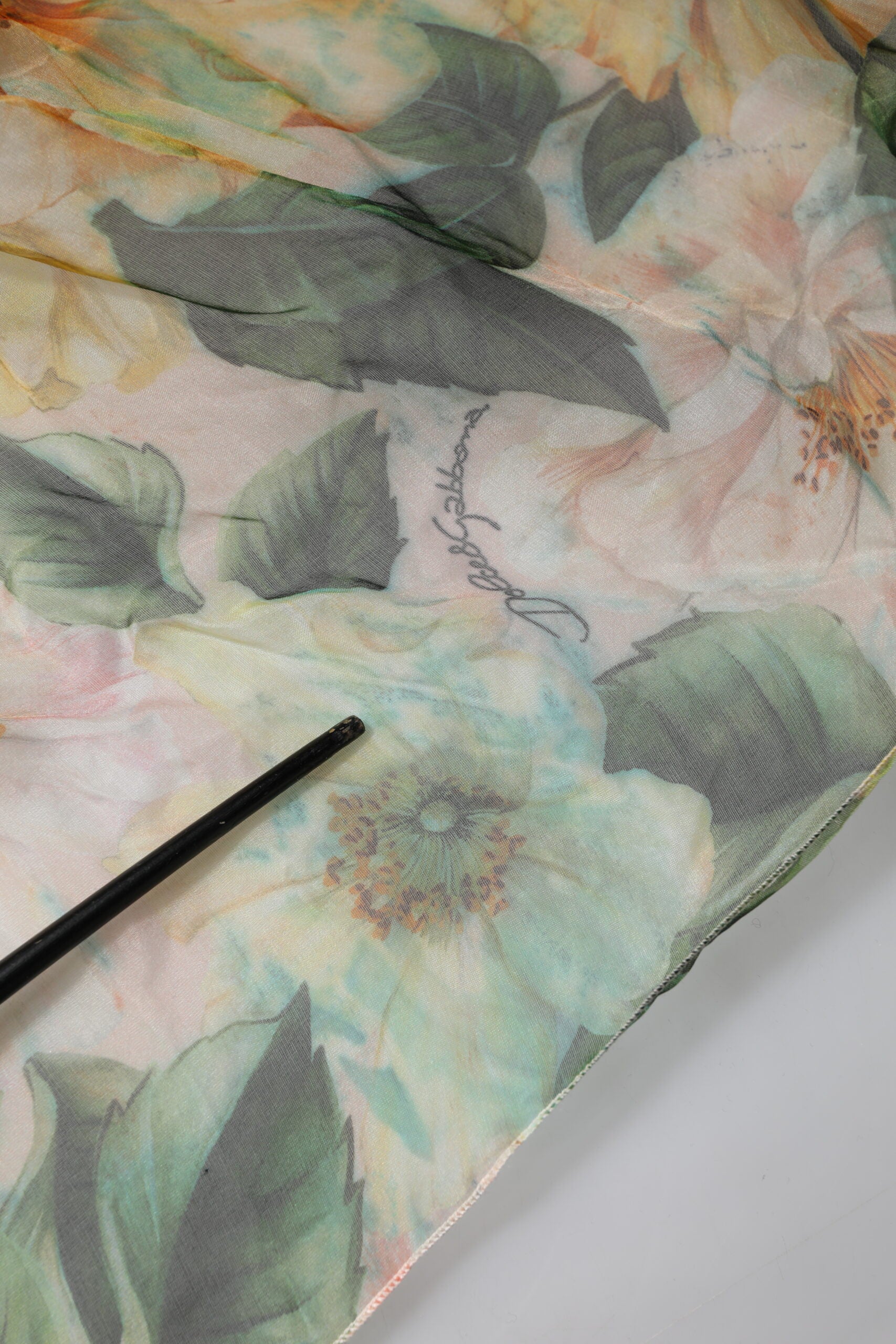 Yellow Floral Print Long Sleeves Maxi Dress