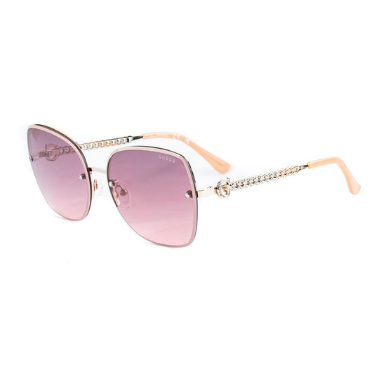 Gafas de sol de metal dorado