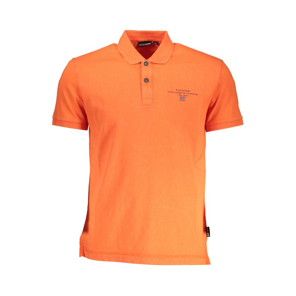 Polo rojo de algodón para hombre