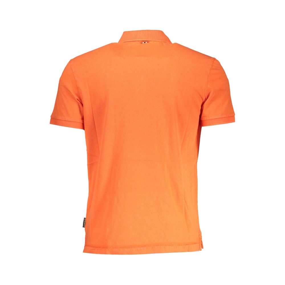 Polo rojo de algodón para hombre