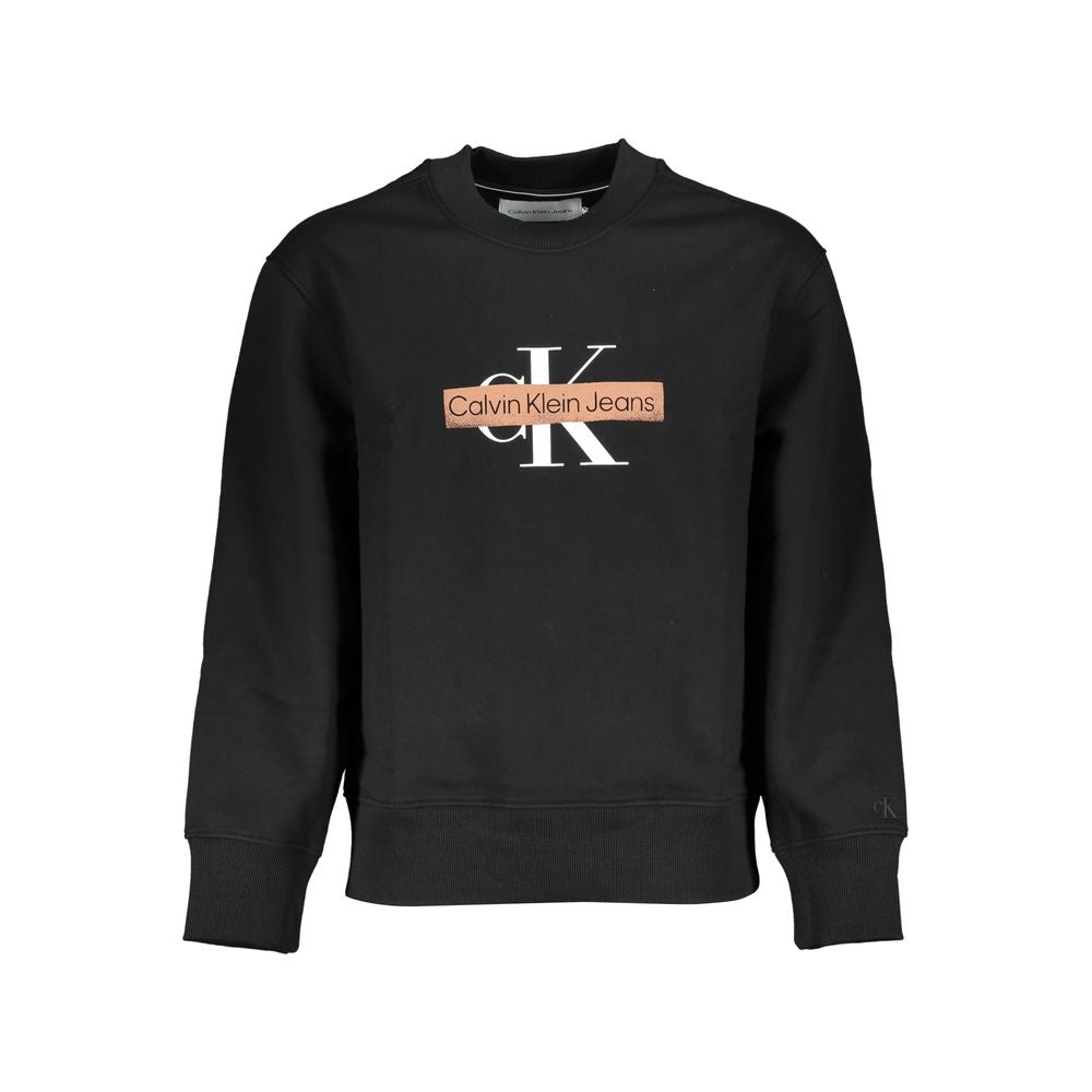 Sudadera elegante de forro polar con cuello redondo