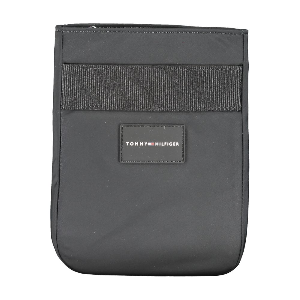 Bolso bandolera de poliéster negro