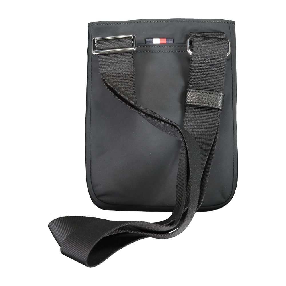 Bolso bandolera de poliéster negro