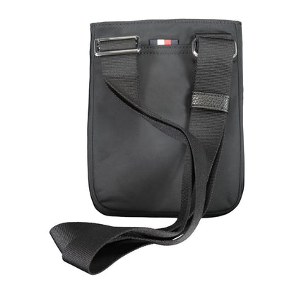 Bolso bandolera de poliéster negro