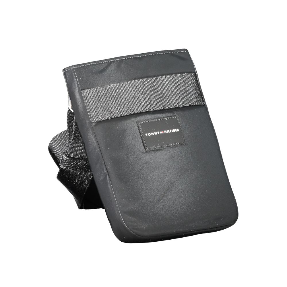 Bolso bandolera de poliéster negro