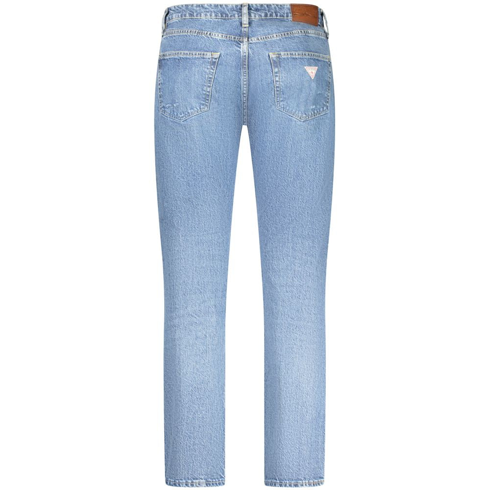 Vaqueros azules de algodón para hombre