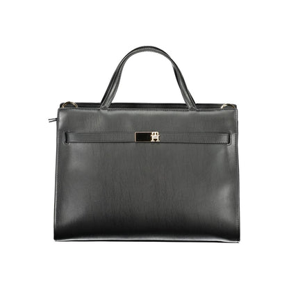 Bolso de polietileno negro para mujer