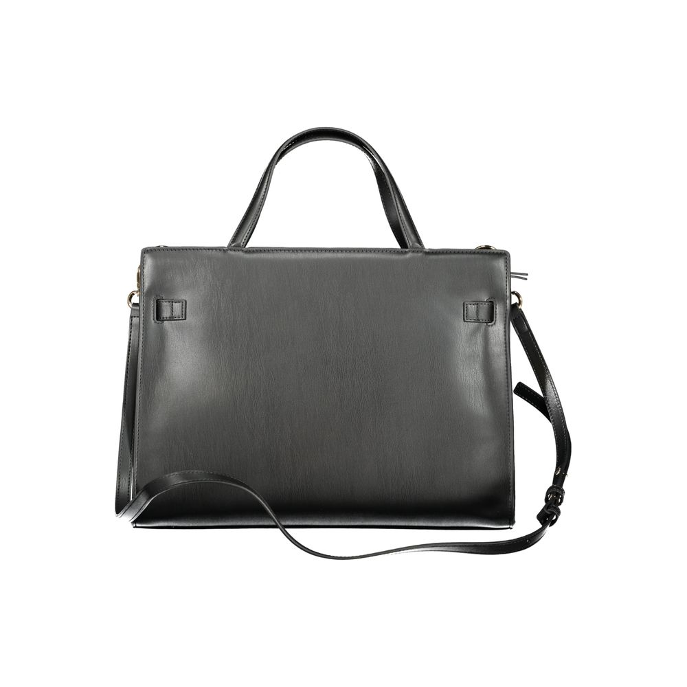 Bolso de polietileno negro para mujer