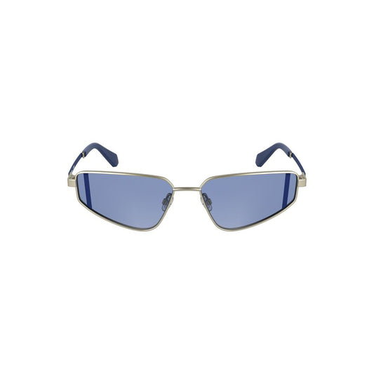 Gray Metal Women Sunglass