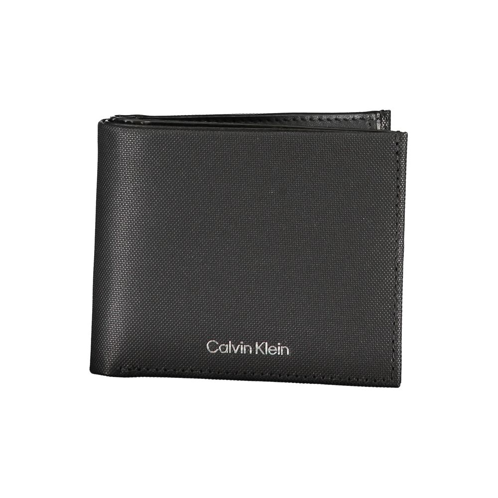 Elegante Cartera de Piel Negra con Bloqueo RFID