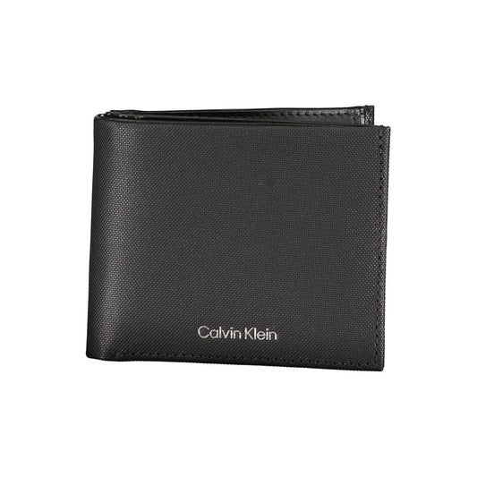 Elegante Cartera de Piel Negra con Bloqueo RFID