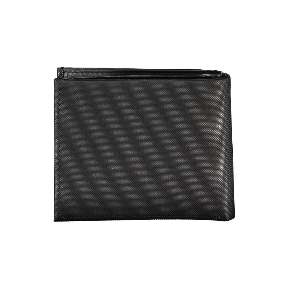 Elegante Cartera de Piel Negra con Bloqueo RFID