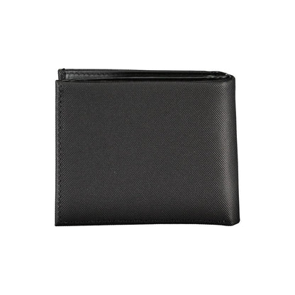 Elegante Cartera de Piel Negra con Bloqueo RFID