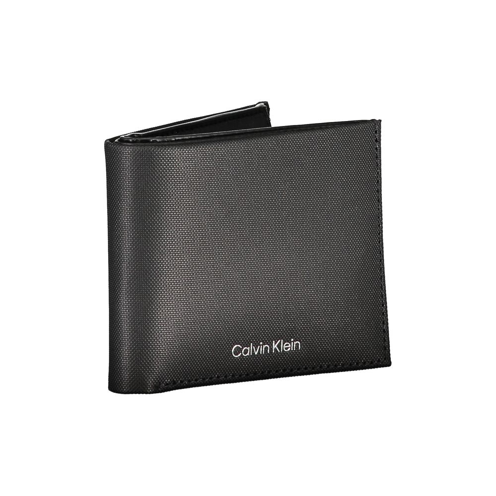 Elegante Cartera de Piel Negra con Bloqueo RFID