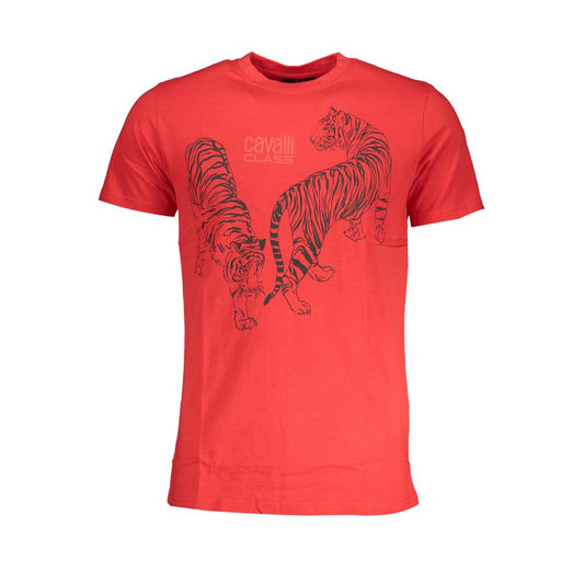 Camiseta roja de algodón