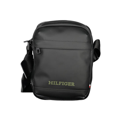 Bolso bandolera de polietileno negro