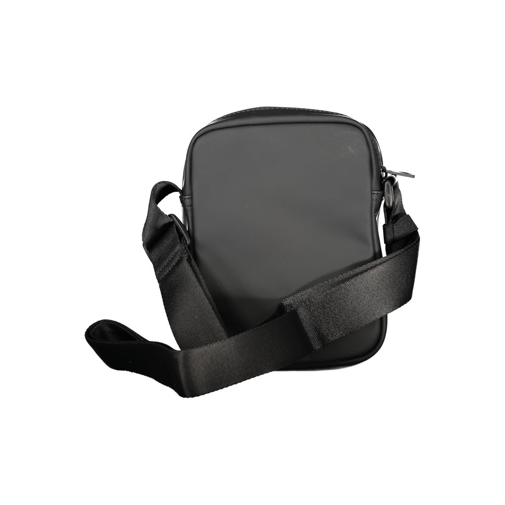 Bolso bandolera de polietileno negro