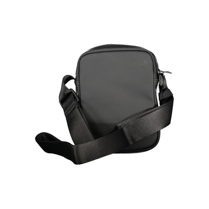 Bolso bandolera de polietileno negro