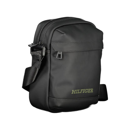 Bolso bandolera de polietileno negro