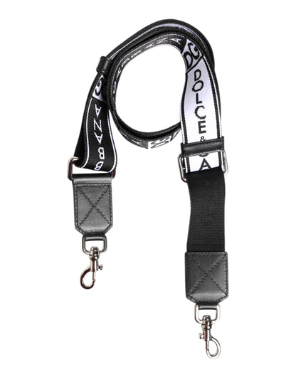 Black White Nylon Men Bag Handle Shoulder Strap