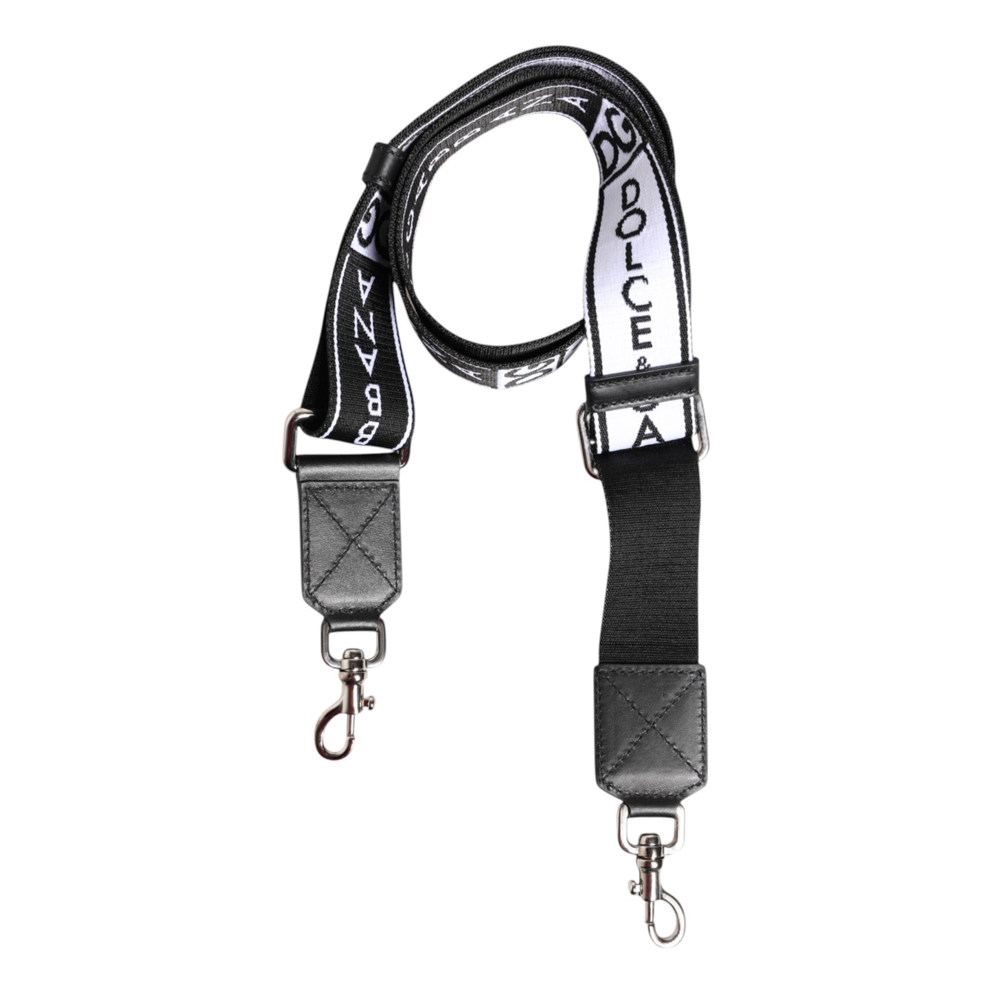 Black White Nylon Men Bag Handle Shoulder Strap