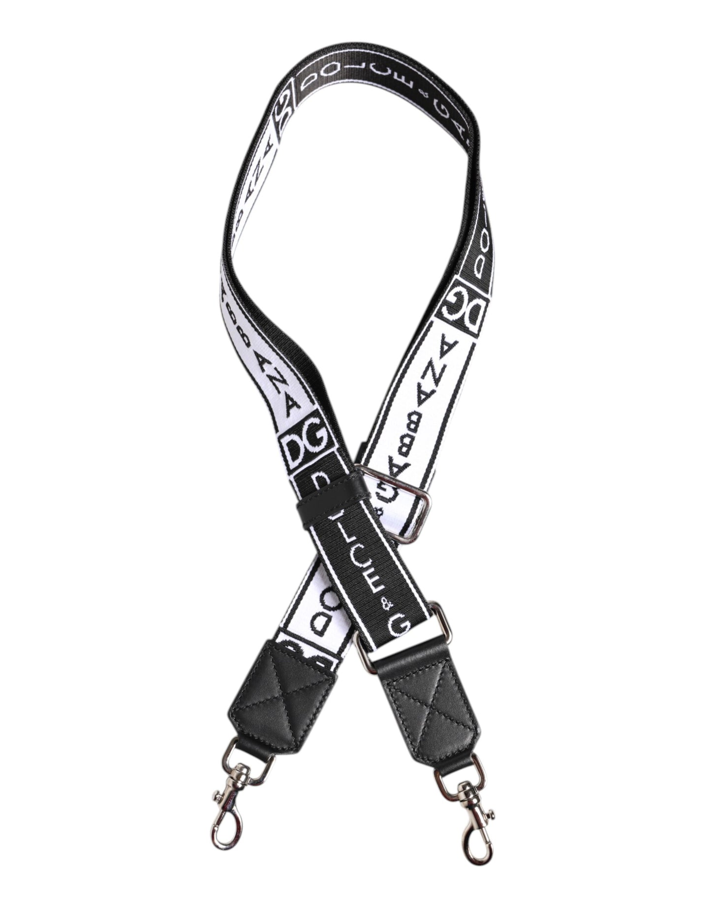 Black White Nylon Men Bag Handle Shoulder Strap