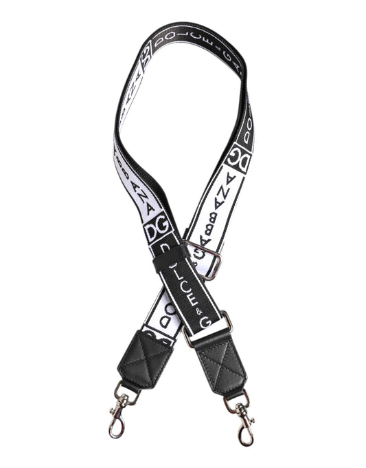 Black White Nylon Men Bag Handle Shoulder Strap