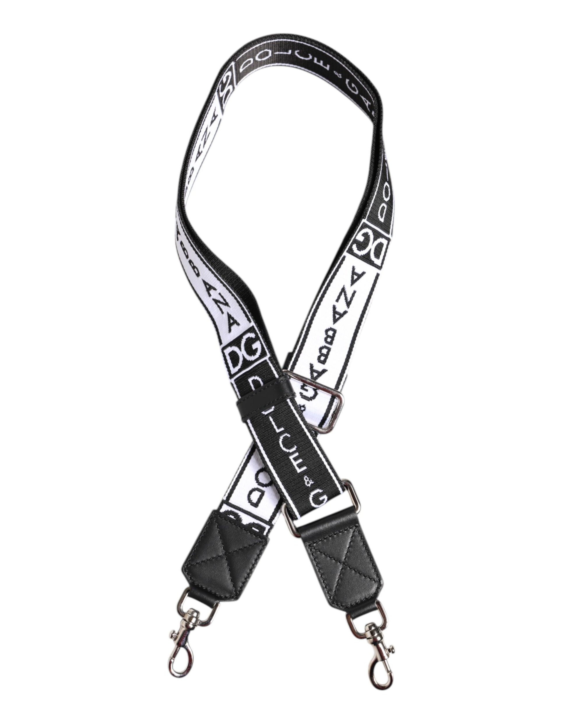 Black White Nylon Men Bag Handle Shoulder Strap