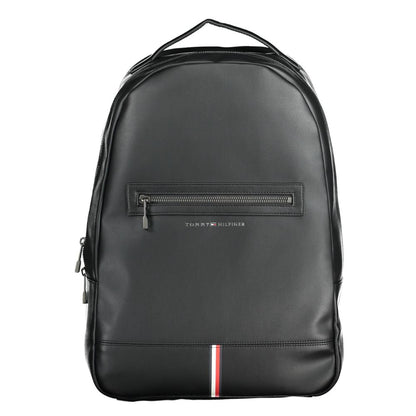 Mochila negra de polietileno para hombre