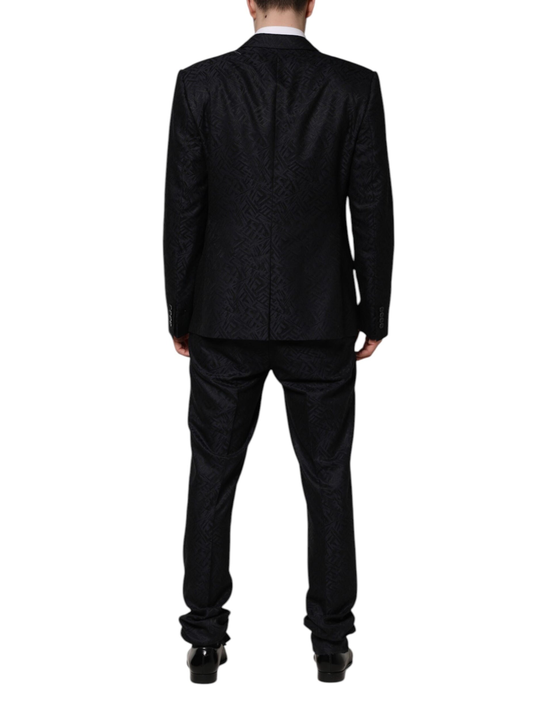 Black MARTINI King Skeleton 2 Piece Suit