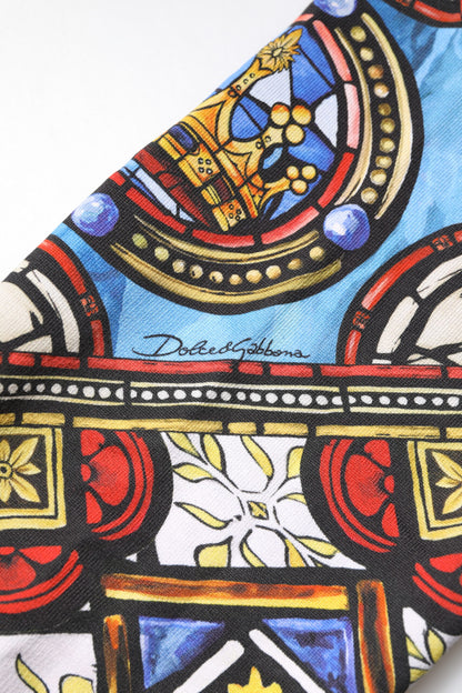Multicolor Printed Hooded Sweatshirt Sweater