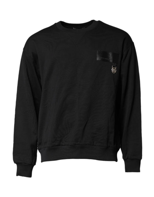 Sudadera negra DG Logo Crew Neck Sweater