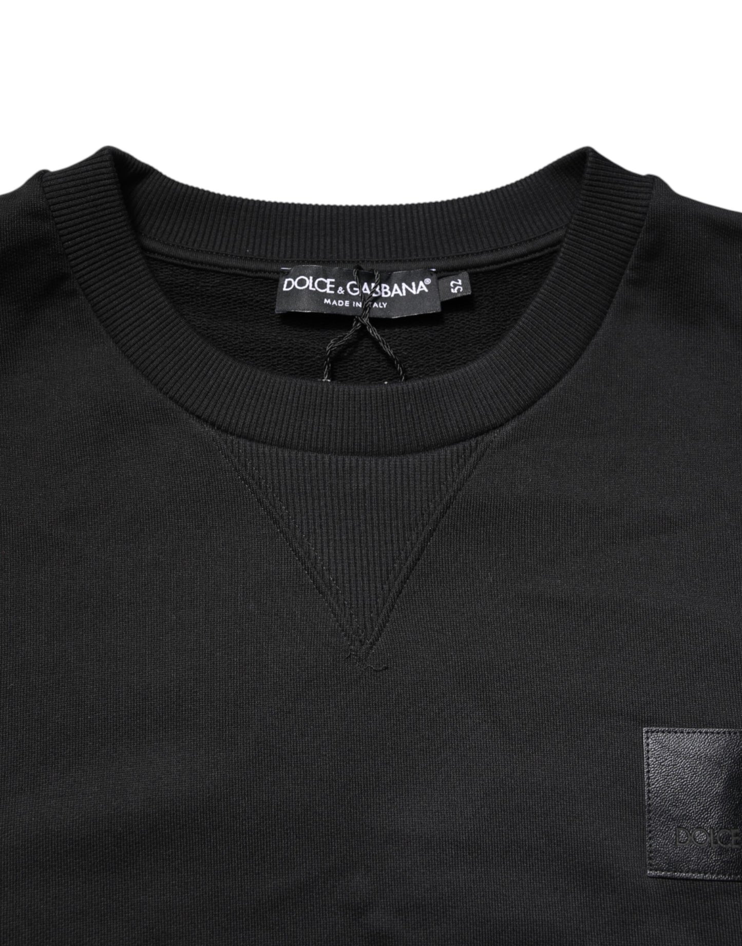 Sudadera negra DG Logo Crew Neck Sweater