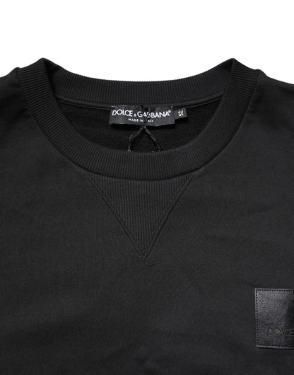 Sudadera negra DG Logo Crew Neck Sweater