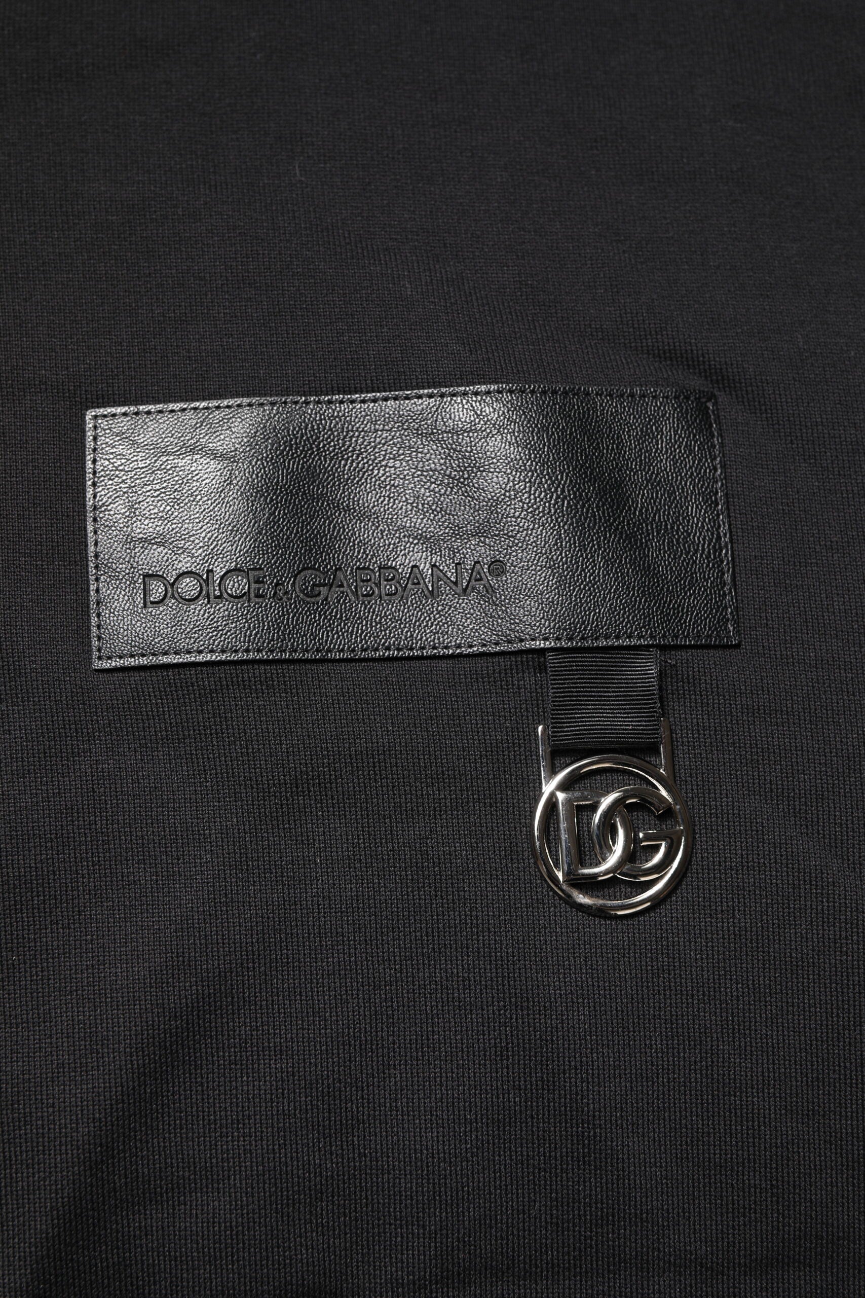 Sudadera negra DG Logo Crew Neck Sweater