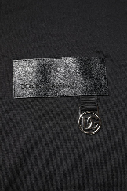 Sudadera negra DG Logo Crew Neck Sweater