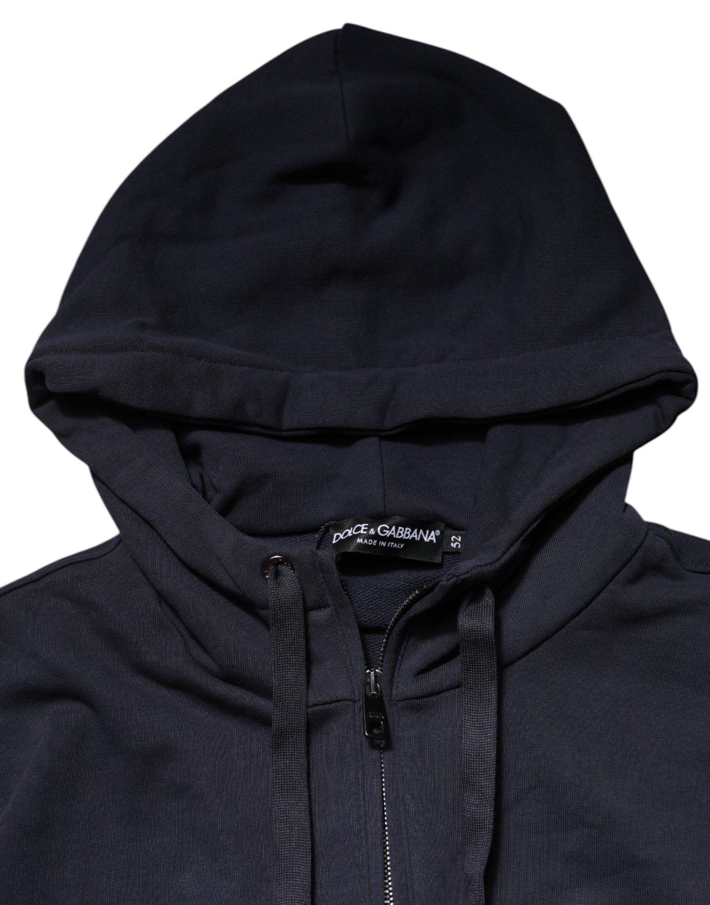 Dark Blue FullZip Hooded Sweatshirt Sweater