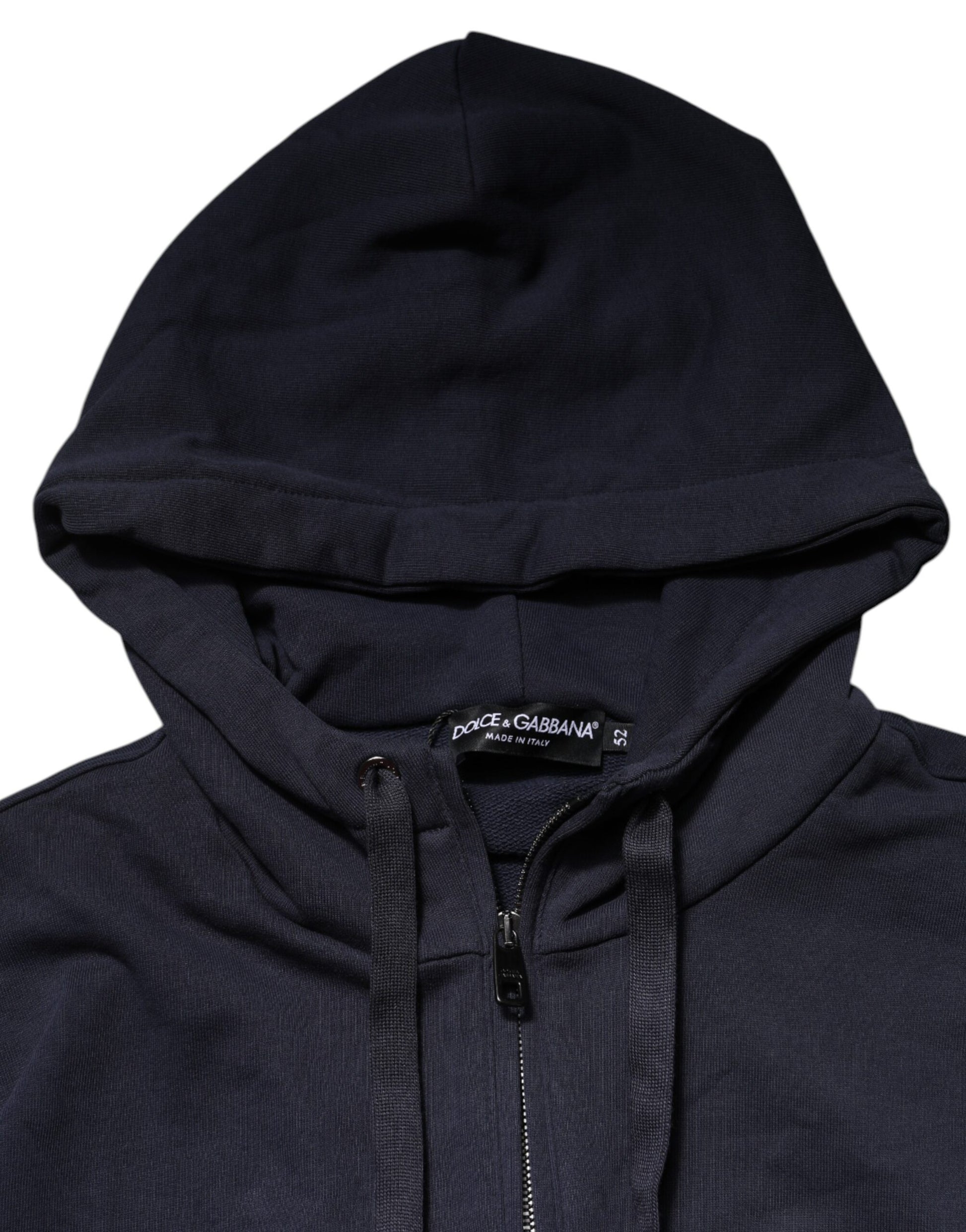 Dark Blue FullZip Hooded Sweatshirt Sweater