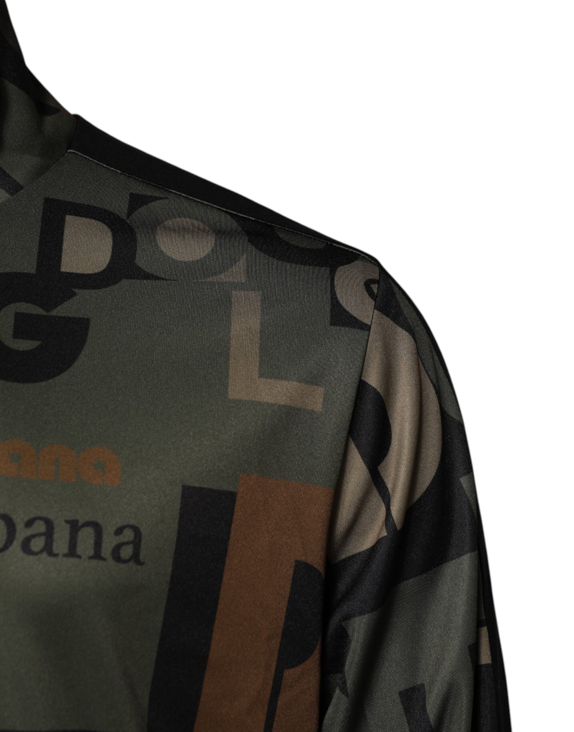 Multicolor Logo Full Zip Men Bomber Sweater