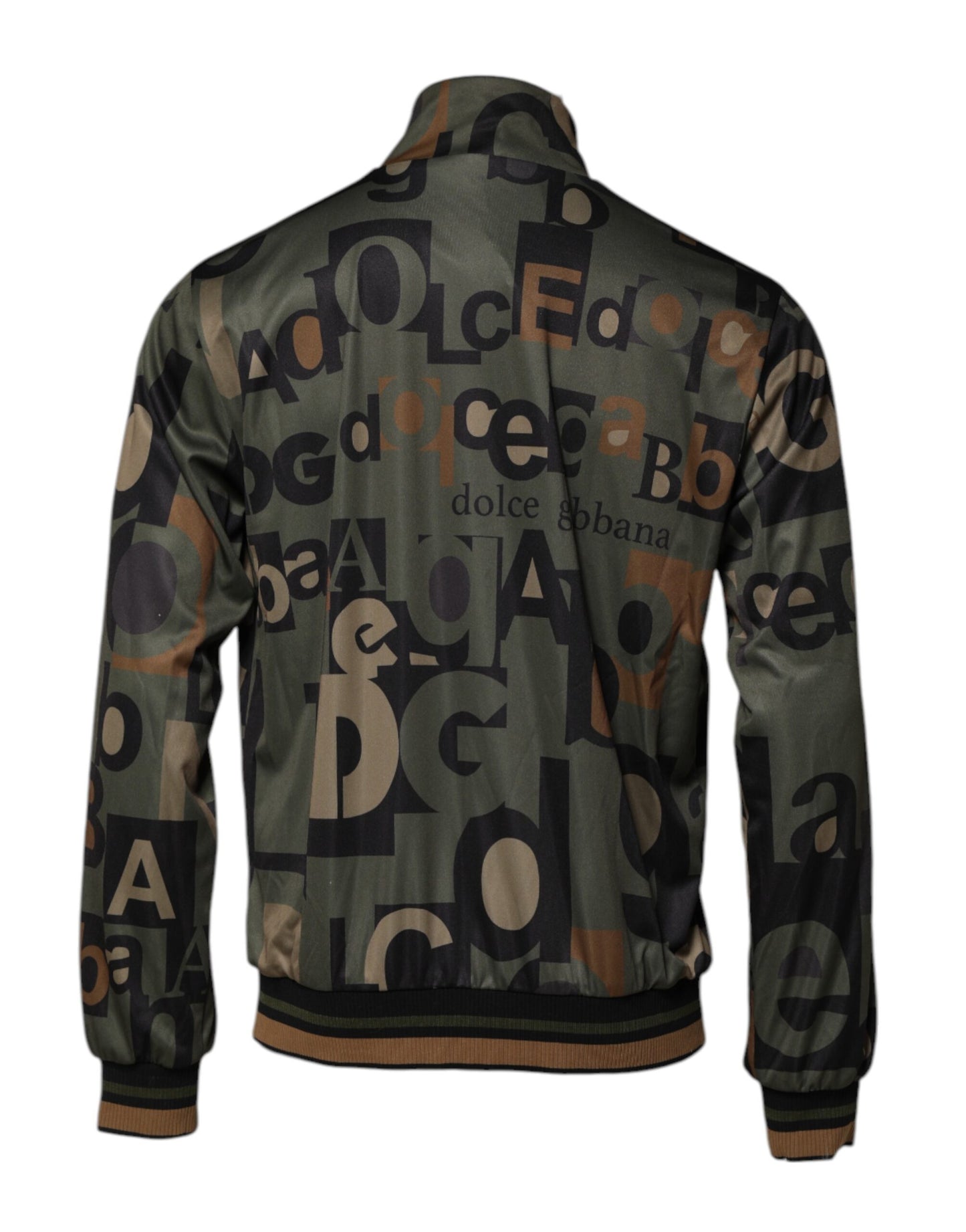 Multicolor Logo Full Zip Men Bomber Sweater