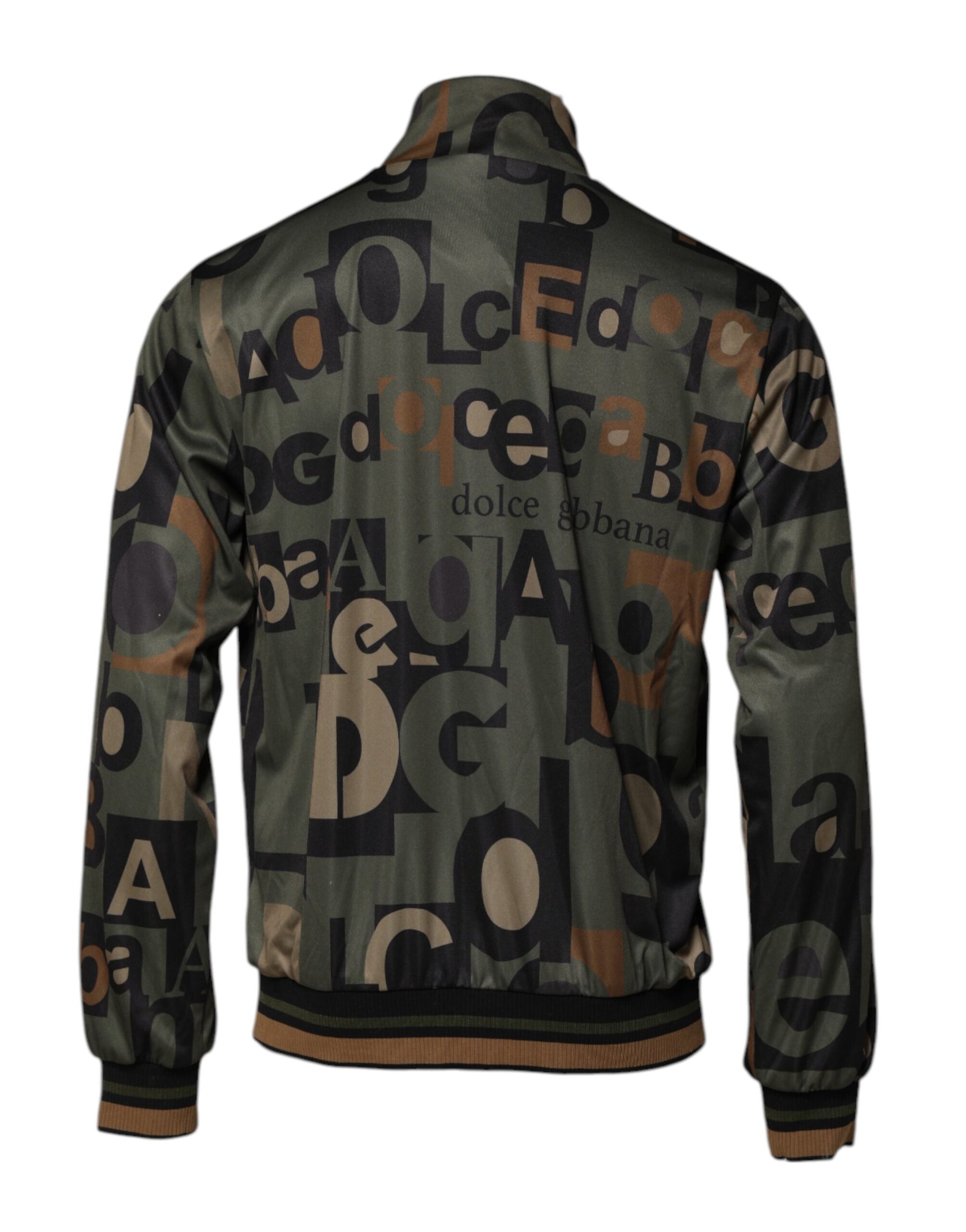 Multicolor Logo Full Zip Men Bomber Sweater