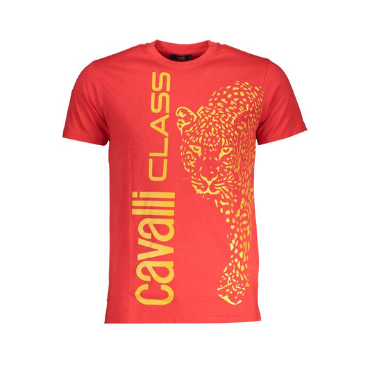 Camiseta roja de algodón