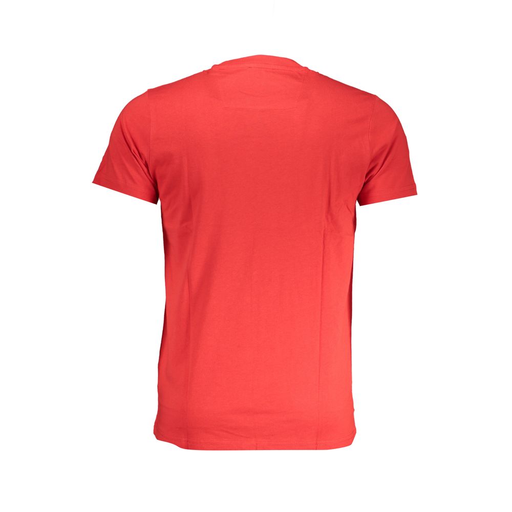 Camiseta roja de algodón
