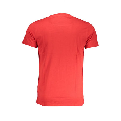 Camiseta roja de algodón